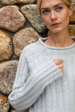 Load image into Gallery viewer, Marea Sienna Rollneck Sweater | Light Heather Grey