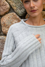 Load image into Gallery viewer, Marea Sienna Rollneck Sweater | Light Heather Grey