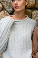 Load image into Gallery viewer, Marea Sienna Rollneck Sweater | Light Heather Grey