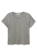 Load image into Gallery viewer, Perfect White Tee Harley Cotton Boxy Crewneck Tee | Heather Grey