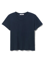 Load image into Gallery viewer, Perfect White Tee Harley Cotton Boxy Crewneck Tee | Navy