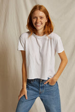 Load image into Gallery viewer, Perfect White Tee Harley Short Sleeve Boxy Crewneck Tee | White
