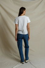 Load image into Gallery viewer, Perfect White Tee Harley Short Sleeve Boxy Crewneck Tee | White