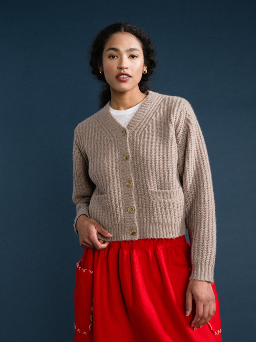 Hansel From Basel Alden Cardigan | Mink