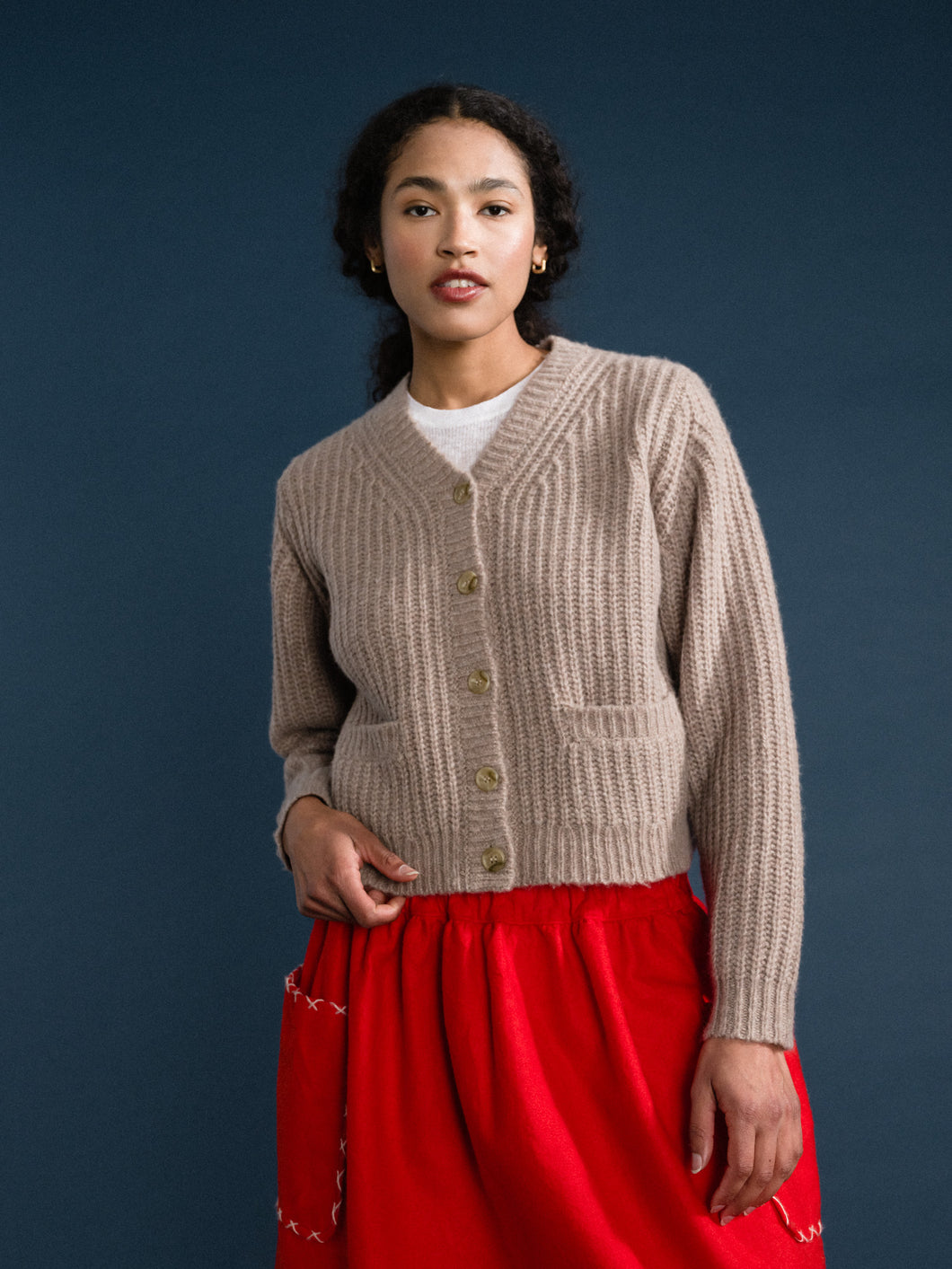 Hansel From Basel Alden Cardigan | Mink