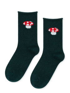 Hansel From Basel Printed Cashmere Crew Socks | Assortment