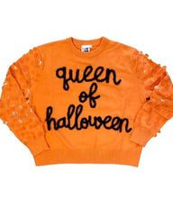 Load image into Gallery viewer, Queen Of Sparkles “Queen Of Halloween” Top!