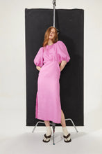 Load image into Gallery viewer, Ios Linen Bubble Dress | Petunia Pink