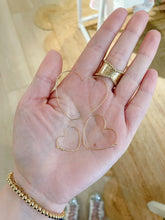 Load image into Gallery viewer, Heart Hoop Earrings | Multiple Sizes