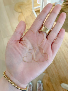 Heart Hoop Earrings | Multiple Sizes