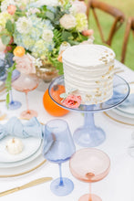 Load image into Gallery viewer, Estelle Colored Glass Cake Stand With Dome