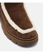 Load image into Gallery viewer, Inuikii Brown Biker Suede Ankle Boots