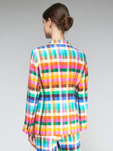 Load image into Gallery viewer, Vilagallo Vichy Multicolor Check Blazer