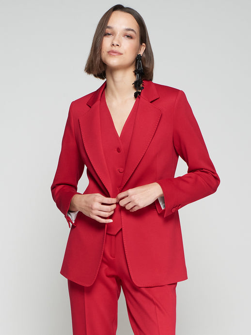 Vilagallo Red Structured Blazer