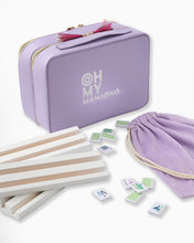 Load image into Gallery viewer, Oh My Mahjong Jardin Debutante Travel Tile Set WITH MAT