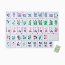 Load image into Gallery viewer, Oh My Mahjong Jardin Debutante Travel Tile Set WITH MAT