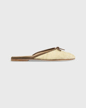 Load image into Gallery viewer, Ann Mashburn Joy Mule | Khaki Coated Raffia