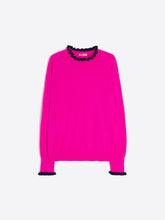 Load image into Gallery viewer, Vilagallo Fucshia Sweater With Ruffles