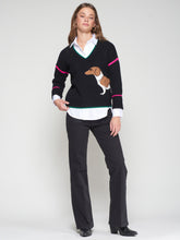 Load image into Gallery viewer, Vilagallo Dachshund Sweater | Black