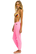 Load image into Gallery viewer, Aviator Nation LOGO SWEATPANTS | NEON PINK
