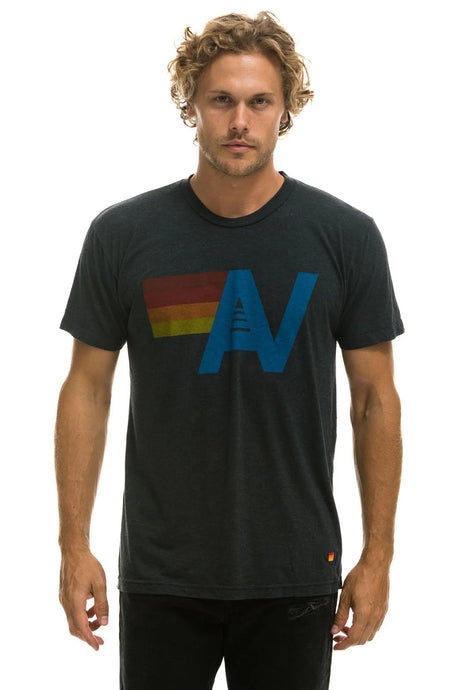Aviator Nation Logo Tee | Charcoal MENS OR WOMENS
