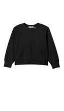 Load image into Gallery viewer, Perfect White Tee Nell Travel Raglan Sweatshirt | True Black