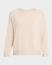 Load image into Gallery viewer, Majestic Filatures French Terry Long Sleeve Semi Relaxed Crewneck | Ecru Chine