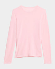 Load image into Gallery viewer, Majestic Filatures 100% Machine Washable Cashmere Long Sleeve Crewneck | Blossom Pink