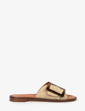 Load image into Gallery viewer, Penelope Chilvers Biarritz Buckle Sandal | Camel