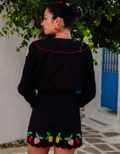 Load image into Gallery viewer, Pink City Prints Feeling Fruity Ava Shorts | Black
