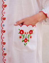 Load image into Gallery viewer, Pink City Prints Folk Scallop Ava Dress