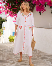 Load image into Gallery viewer, Pink City Prints Folk Scallop Ava Dress