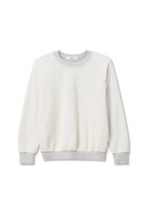 Load image into Gallery viewer, Perfect White Tee Ziggy Reverse Fleece Crew Neck Sweatshirt | Heather Grey