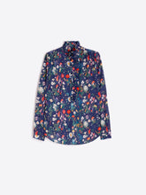Load image into Gallery viewer, Vilagallo Funghi Floral Top | Navy