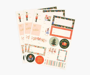 Rifle Paper Co. Pack Of 3 Nutcracker Package Labels