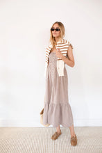 Load image into Gallery viewer, Marea Celine Dress | Mocha Mini Gingham