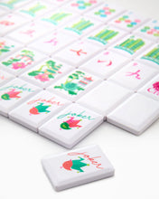 Load image into Gallery viewer, Oh My Mahjong AQUAMAHJ Sunburst Debutante Tile Set