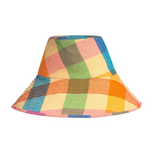 Load image into Gallery viewer, Sunshine Tienda Rainbow Plaid Beachy Bucket Hat