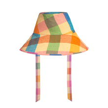 Load image into Gallery viewer, Sunshine Tienda Rainbow Plaid Beachy Bucket Hat