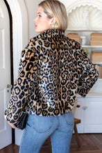 Load image into Gallery viewer, Emerson Fry Short 60&#39;s Coat | Leopard Fur