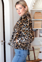 Load image into Gallery viewer, Emerson Fry Short 60&#39;s Coat | Leopard Fur