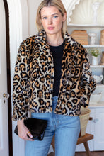 Load image into Gallery viewer, Emerson Fry Short 60&#39;s Coat | Leopard Fur