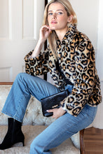 Load image into Gallery viewer, Emerson Fry Short 60&#39;s Coat | Leopard Fur
