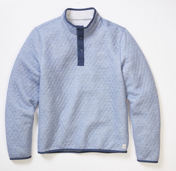 Men's Marine Layer Corbet Reversible | Mid Blue & Light Grey