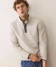 Load image into Gallery viewer, Men&#39;s Marine Layer Corbet Quilted Reversible Pullover | Oatmeal &amp; Olive
