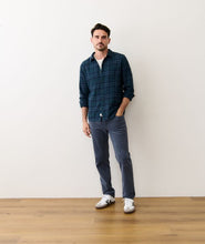 Load image into Gallery viewer, Men&#39;s Marine Layer Tahoe Flannel Shirt | Green &amp; Navy Plaid
