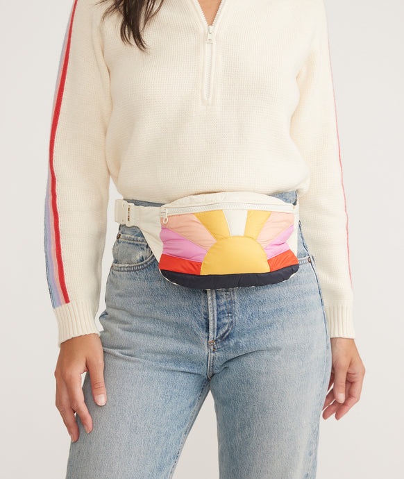 Marine Layer Puffer Fanny Pack | Sunrise