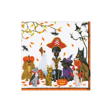 Load image into Gallery viewer, Caspari Halloween Pets Cocktail Napkins