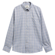 Load image into Gallery viewer, Barbour Men's Henderson Thermo Weave Long-Sleeved Shirt | Deep Blue