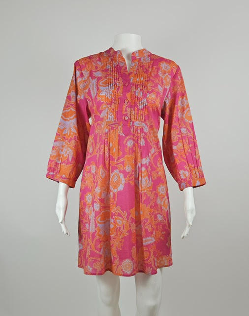 La Plage Vineyard Dress | Pink & Orange